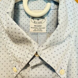 Brooks Brothers Light Blue Patterned Men's Shirt